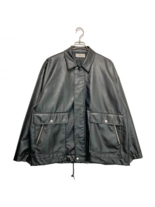 ADRER（アドラー）ADRER (アドラー) military flight zip blouson/ミリタリーフライトジップブルゾン ブラック サイズ:Sの古着・服飾アイテム