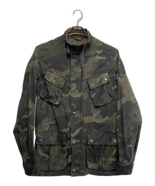 Barbour（バブアー）Barbour (バブアー) カモフラチンストラップジャケット カーキ サイズ:Mの古着・服飾アイテム