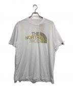 THE NORTH FACEザ ノース フェイス）の古着「ショートスリーブ カラフルロゴＴシャツ」｜ホワイト