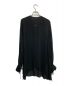 Rito (リト) CUPRO FRONT-GATHERED BLOUSE ブラック サイズ:36：6000円