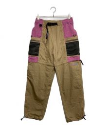 NEW BALANCE×BODEGA（ニューバランス×ボデガ）の古着「Zip-Off at Knee Cargo Pant」｜ベージュ×ピンク