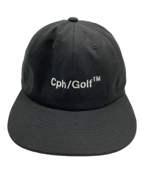 cPH/gOLF（キャプテンズヘルム ゴルフ）cph/golf (キャプテンズヘルム ゴルフ) キャップ ブラックの古着・服飾アイテム