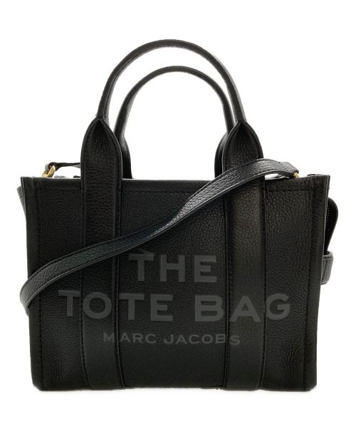 MARC JACOBS（マークジェイコブス）MARC JACOBS (マークジェイコブス) THE LEATHER SMALL TOTE BAG/ザ レザー トート バッグ スモール ブラックの古着・服飾アイテム