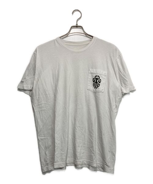 CHROME HEARTS（クロムハーツ）CHROME HEARTS (クロムハーツ) ダガープリントTシャツ ホワイト サイズ:X-LARGEの古着・服飾アイテム