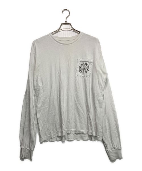 CHROME HEARTS（クロムハーツ）CHROME HEARTS (クロムハーツ) プリントカットソー ホワイト サイズ:X-LARGEの古着・服飾アイテム