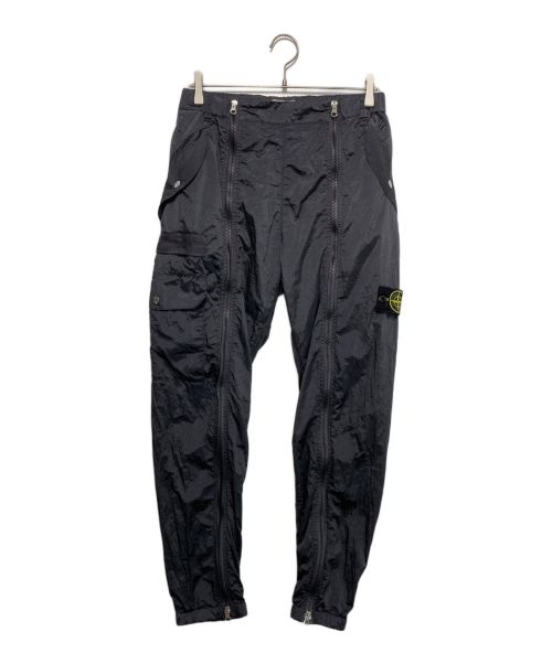 STONE ISLAND（ストーンアイランド）STONE ISLAND (ストーンアイランド) nylon metal flight zip pants/センタージップカーゴパンツ ブラック サイズ:W30の古着・服飾アイテム