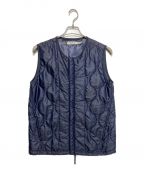 nonnativeノンネイティブ）の古着「TOURIST PUFF VEST」｜ブルー