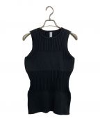 CFCLシーエフシーエル）の古着「FLUTED SLEEVELESS TOP」｜ブラック