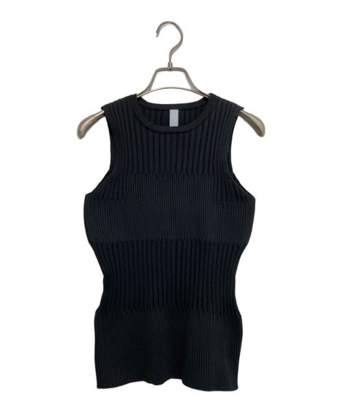 CFCL（シーエフシーエル）CFCL (シーエフシーエル) FLUTED SLEEVELESS TOP ブラック サイズ:Fの古着・服飾アイテム