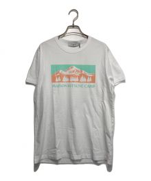 maison kitsune（メゾンキツネ）の古着「MOUNTAIN CAMP CLASSIC TEE-SHIRT」｜ホワイト