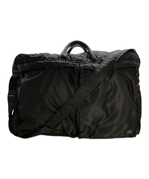 PORTER（ポーター）PORTER (ポーター) TANKER  2WAY BOSTON BAG/2WAYボストンバッグ ブラックの古着・服飾アイテム