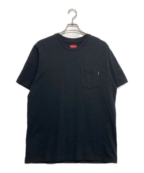 SUPREME（シュプリーム）Supreme (シュプリーム) pocket Tee ブラック サイズ:Lの古着・服飾アイテム