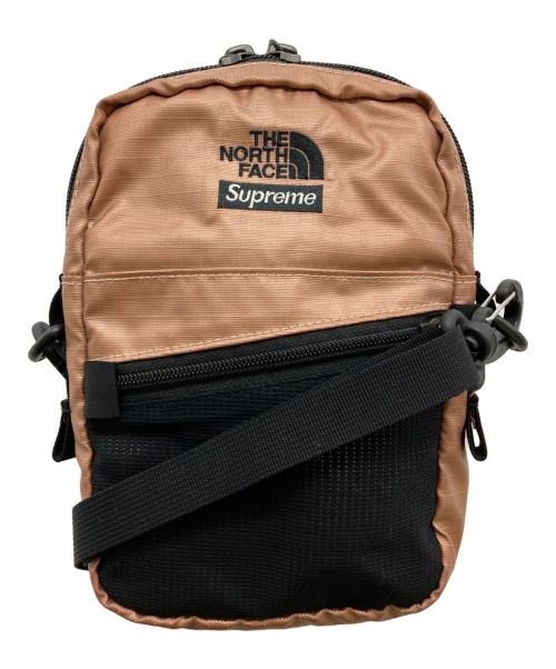 THE NORTH FACE（ザ ノース フェイス）THE NORTH FACE (ザ ノース フェイス) SUPREME (シュプリーム) Metallic Shoulder Bag ブラウンの古着・服飾アイテム