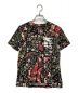 ETRO（エトロ）の古着「ロゴプリント花柄Tシャツ」｜ブラック