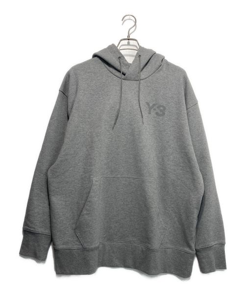 Y-3（ワイスリー）Y-3 (ワイスリー) M CLASSIC CHEST LOGO HOODIE グレー サイズ:Lの古着・服飾アイテム