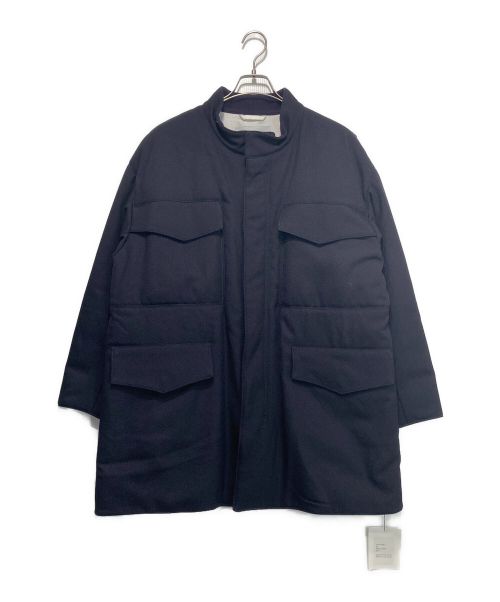 OVERCOAT（オーバーコート）OVERCOAT (オーバーコート) Wool Kersey Padded Field Jacket ネイビー サイズ:1 未使用品の古着・服飾アイテム