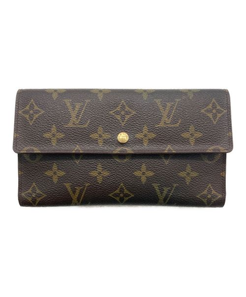 LOUIS VUITTON（ルイ ヴィトン）LOUIS VUITTON (ルイ ヴィトン) モノグラム ポルトフォイユ・インターナショナル/長財布 ブラウンの古着・服飾アイテム