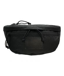 GROUND Y×New Era（グラウンドワイ×ニューエラ）の古着「LOGO LEATHER PATCH EXPLORER WAIST BAG」｜ブラック