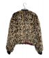 TWIN-SET ACTITUDE 'Amber' animal print jacquard bomber jacket/「アンバー」アニマルプリント ジャカード ボンバージャケット ベージュ サイズ:S 未使用品：12000円