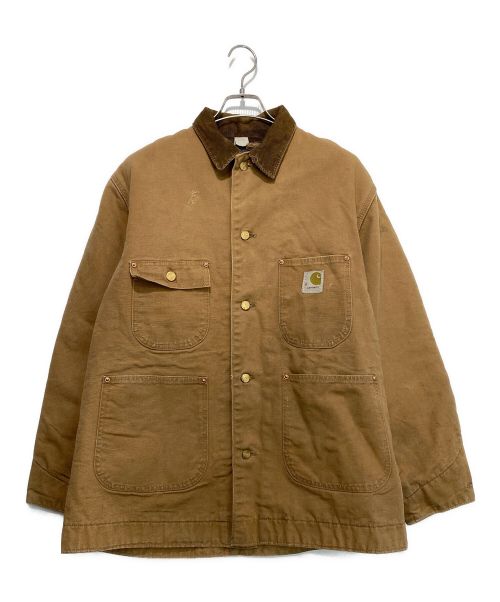 CarHartt（カーハート）CarHartt (カーハート) ブランケットライニングダック地カバーオール ブラウン サイズ:42の古着・服飾アイテム