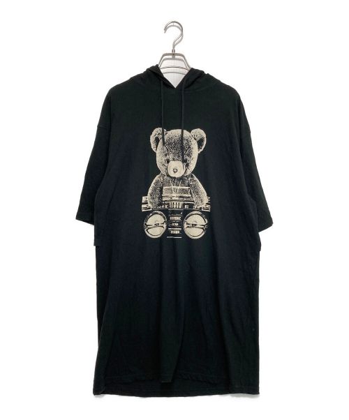 Hysteric Glamour（ヒステリックグラマー）Hysteric Glamour (ヒステリックグラマー) BEAR BOOMBOX ワンピース ブラック サイズ:FREEの古着・服飾アイテム