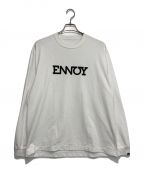 ENNOYエンノイ）の古着「Long Sleeve Electric Logo」｜ホワイト