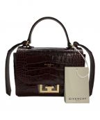 GIVENCHYジバンシィ）の古着「Eden Mini Crocodile Crossbody Bag」｜ボルドー