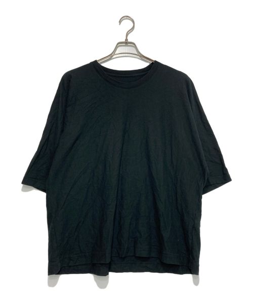 HOMME PLISSE ISSEY MIYAKE（オムプリッセ イッセイ ミヤケ）HOMME PLISSE ISSEY MIYAKE (オムプリッセ イッセイ ミヤケ) 'RELEASE' T-SHIRT ブラック サイズ:3の古着・服飾アイテム