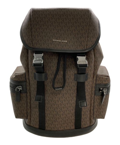 MICHAEL KORS（マイケルコース）MICHAEL KORS (マイケルコース) Cooper Logo Backpack ブラウンの古着・服飾アイテム