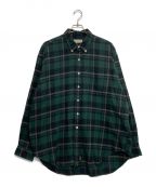 SEDAN ALL-PURPOSEセダンオールパーパス）の古着「TWILL PLAID BIG BD SHIRT」｜グリーン