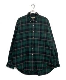 SEDAN ALL-PURPOSE（セダンオールパーパス）の古着「TWILL PLAID BIG BD SHIRT」｜グリーン