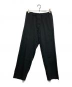 BLURHMSブラームス）の古着「Silk Wool Tropical Easy Pants」｜グレー