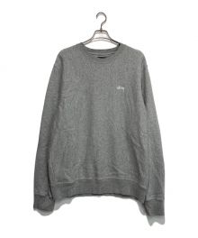 stussy（ステューシー）の古着「STOCK LOGO CREW」｜グレー