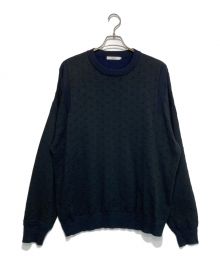 yashiki（ヤシキ）の古着「Sakuraame Knit」｜ネイビー