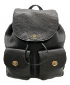 COACHコーチ）の古着「Billie Pebbled Leather Backpack」｜ブラック