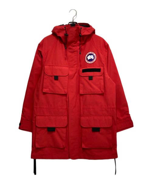 CANADA GOOSE（カナダグース）CANADA GOOSE (カナダグース) JUNYA WATANABE MAN (ジュンヤワタナベマン) HARBOUR JACKET レッド サイズ:Mの古着・服飾アイテム