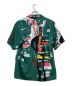 WACKO MARIA (ワコマリア) JEAN-MICHEL BASQUIAT (ジャン ミシェル バスキア) JEAN-MICHEL BASQUIAT S/S HAWAIIAN SHIRT グリーン サイズ:L：19000円