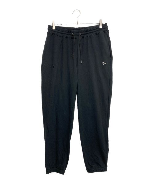 New Era（ニューエラ）New Era (ニューエラ) GROUND Y (グラウンドワイ) ADDRESS LOGO OVERSIZED SWEAT PANTS ブラック サイズ:XLの古着・服飾アイテム