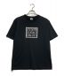 THE BLACK EYE PATCH（ブラックアイパッチ）の古着「TEAM TOMODACHI LABEL RHINESTONE TEE BLACK/Tシャツ」｜ブラック