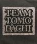 中古・古着 THE BLACK EYE PATCH (ブラックアイパッチ) TEAM TOMODACHI (チームトモダチ) TEAM TOMODACHI LABEL RHINESTONE TEE BLACK/Tシャツ ブラック サイズ:M：10000円