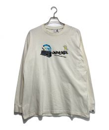 Aape BY A BATHING APE（エーエイプ バイ アベイシングエイプ）の古着「ZIP UP JERSEY」｜ホワイト