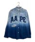 Aape BY A BATHING APE（エーエイプ バイ アベイシングエイプ）の古着「LONG SLEEVE SHIRT」｜スカイブルー