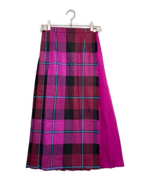 O'NEIL OF DUBLIN（オニールオブダブリン）O'NEIL OF DUBLIN (オニールオブダブリン) allureville (アルアバイル) KILT SKIRT/別注チェックスカート ピンク サイズ:F38/I42の古着・服飾アイテム