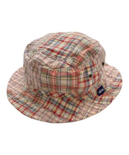 stussy hats（ステューシー）stussy hats (ステューシー) ハット マルチカラー サイズ:SMALL/MEDIUMの古着・服飾アイテム