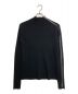 JOHN LAWRENCE SULLIVAN（ジョンローレンスサリバン）の古着「Zipped sleeve mock neck sweater」｜ブラック