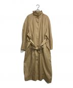 TODAYFULトゥデイフル）の古着「Linen Trench Coat」｜ベージュ