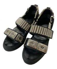 TOGA PULLA×CITYSHOP（トーガ プルラ×シティショップ）の古着「METAL SNEAKER SANDALS」｜ブラック