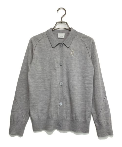 BURBERRY LONDON（バーバリーロンドン）BURBERRY LONDON (バーバリーロンドン) ニットポロシャツ グレー サイズ:12Y/152の古着・服飾アイテム