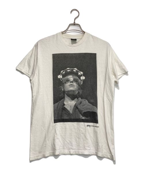 stussy（ステューシー）stussy (ステューシー) Josh Cheuse (ジョシュ チューズ) リアムギャラガープリントTシャツ ホワイト サイズ:Mの古着・服飾アイテム