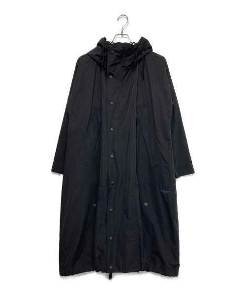 REGULATION Yohji Yamamoto（レギュレーションヨウジヤマモト）REGULATION Yohji Yamamoto (レギュレーションヨウジヤマモト) フーデッドコート ブラック サイズ:2の古着・服飾アイテム